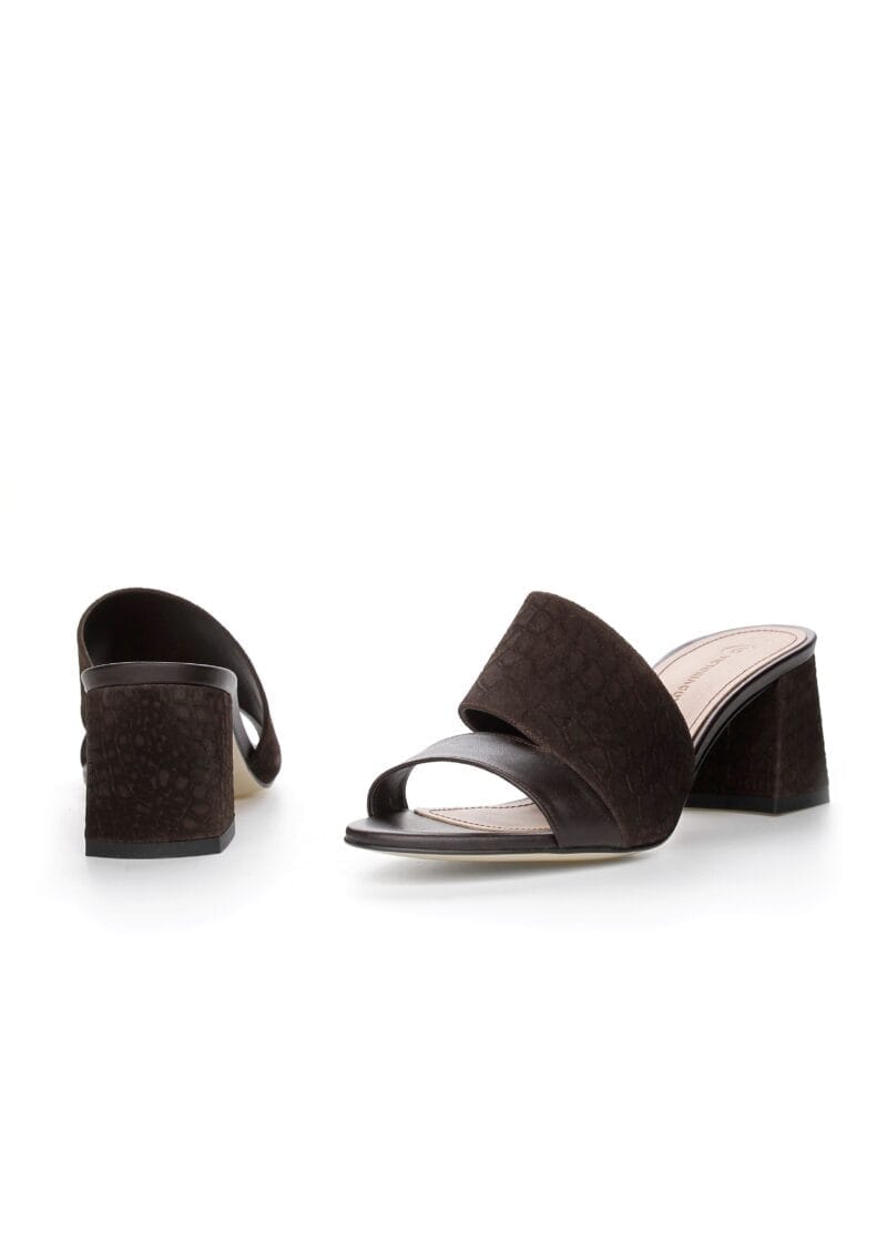 Klapki VELVET ESPRESSO - obrazek 3