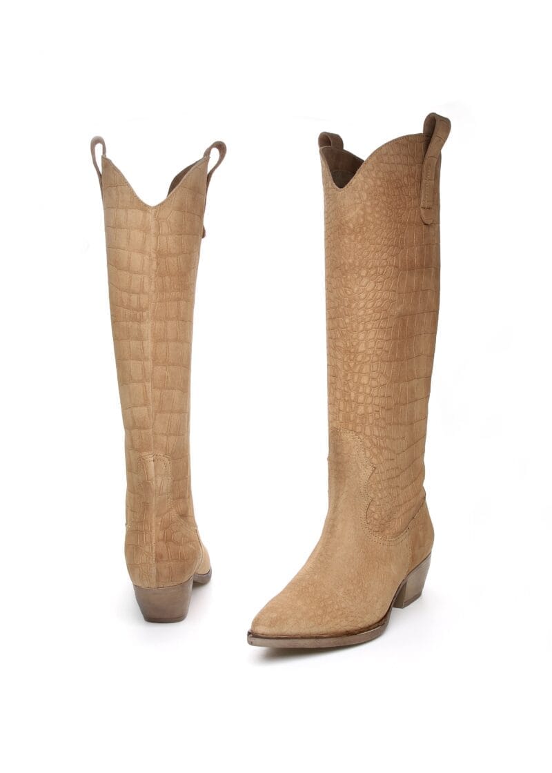 Kowbojki CELINI CAMEL - obrazek 3