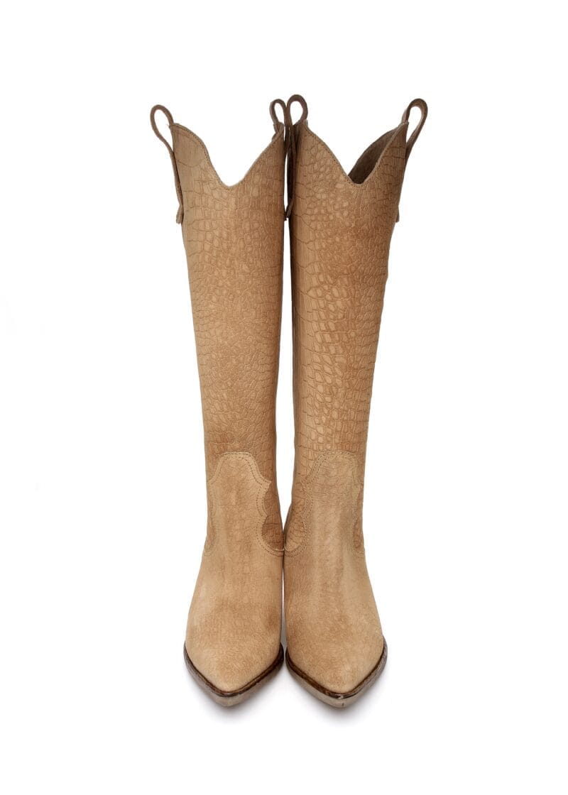 Kowbojki CELINI CAMEL - obrazek 4