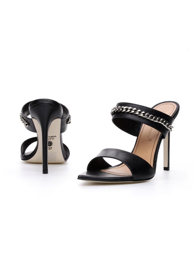 18c Klapki POLLY NOIR - obrazek 3