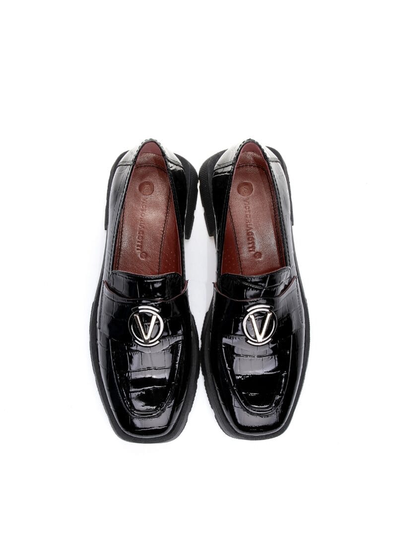 Półbuty ROMA CROCO - obrazek 4