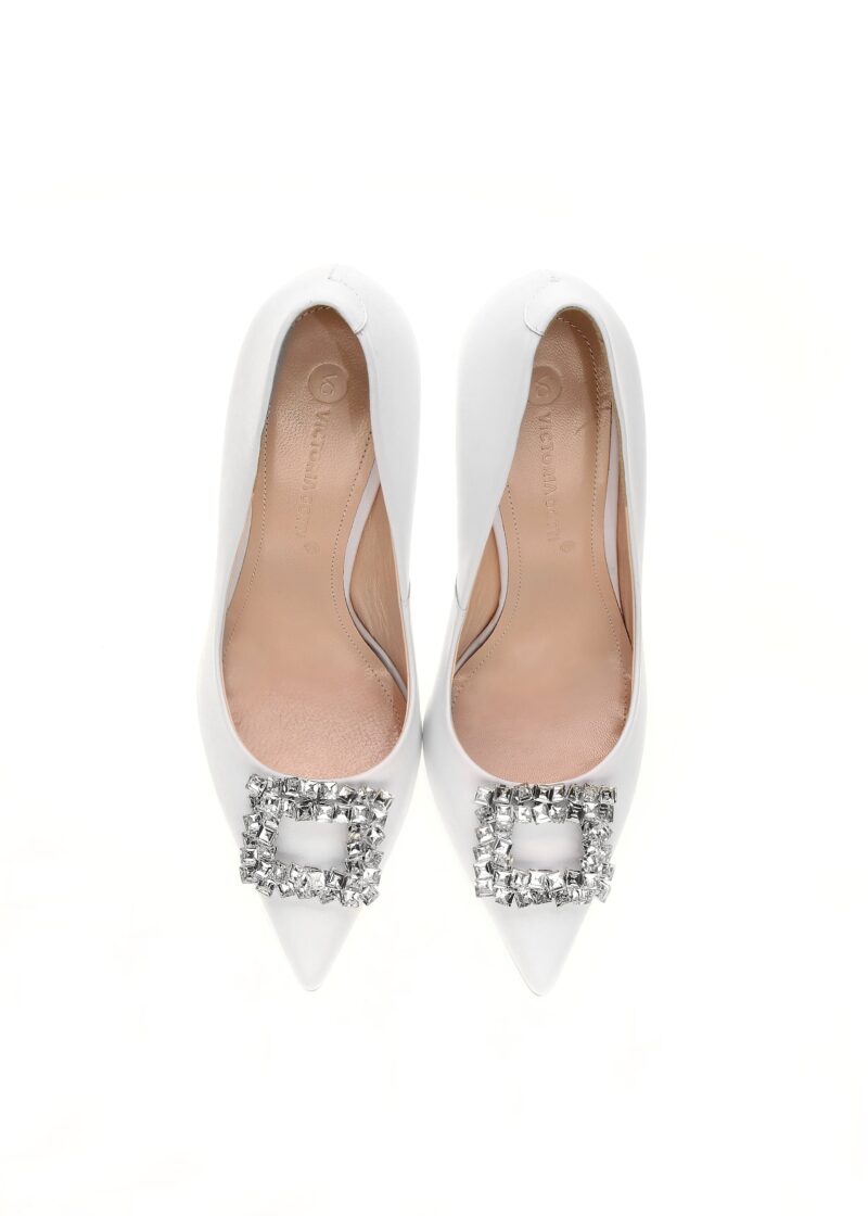 Czółenka CRYSTAL WHITE - obrazek 4