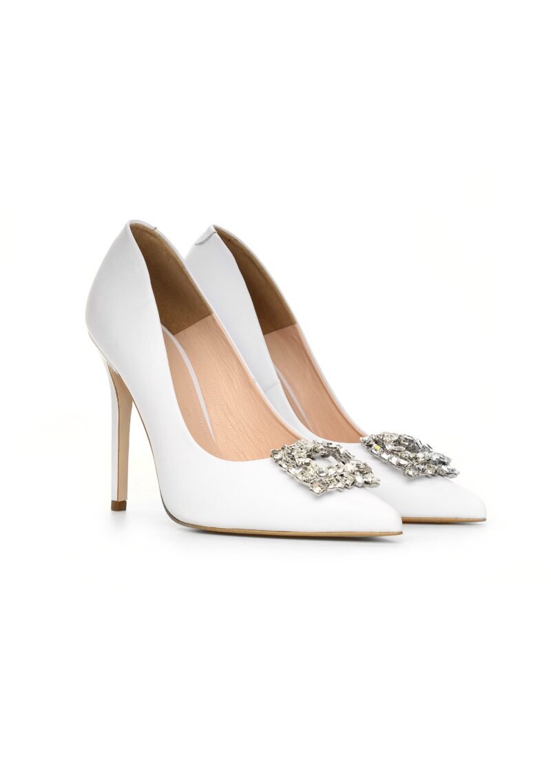 Czółenka CRYSTAL WHITE - obrazek 2