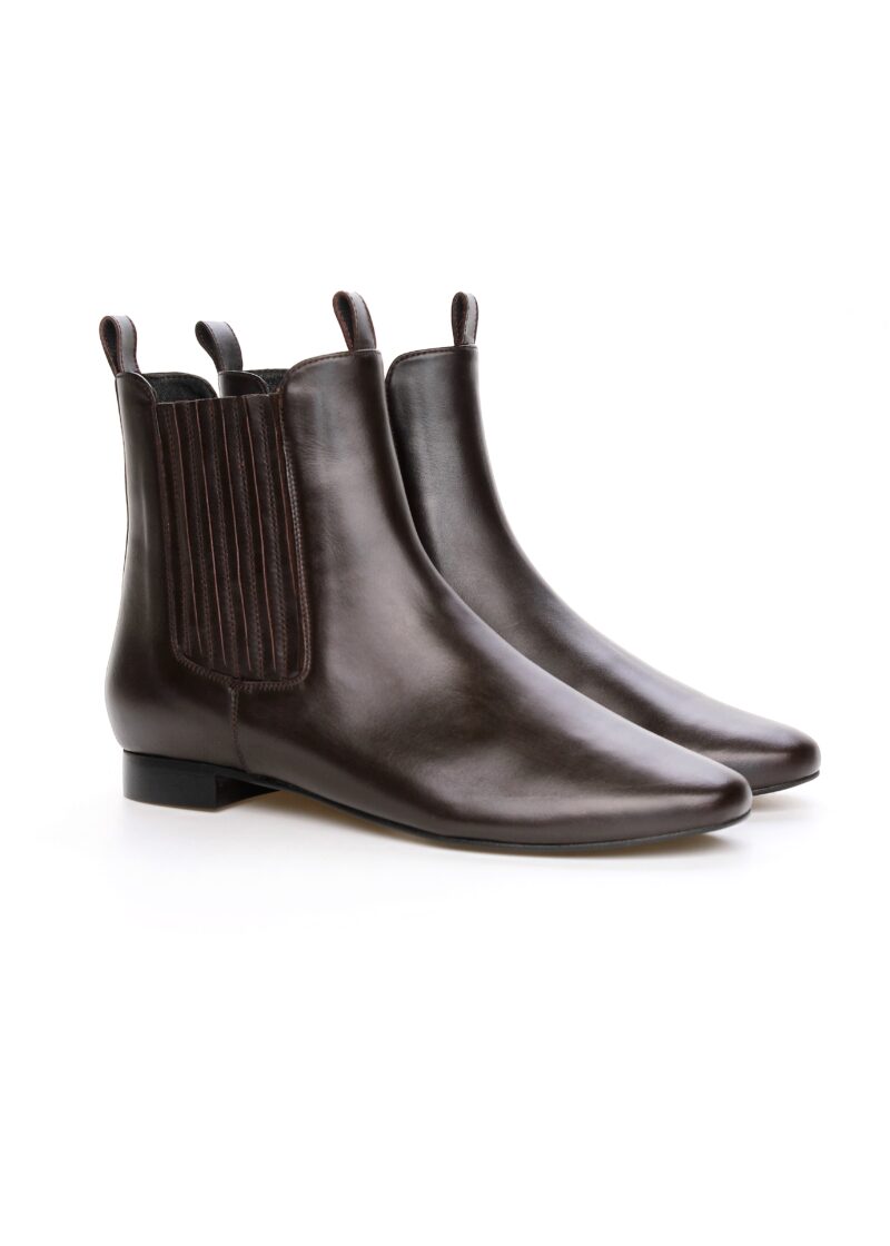 Sztyblety NILA czekoladowe brązowe – widok z boku