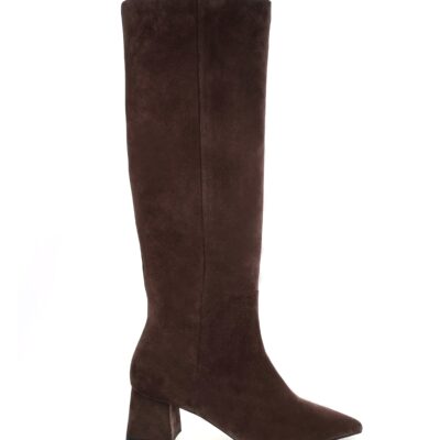 Brązowe zamszowe kozaki MADLEN – widok główny