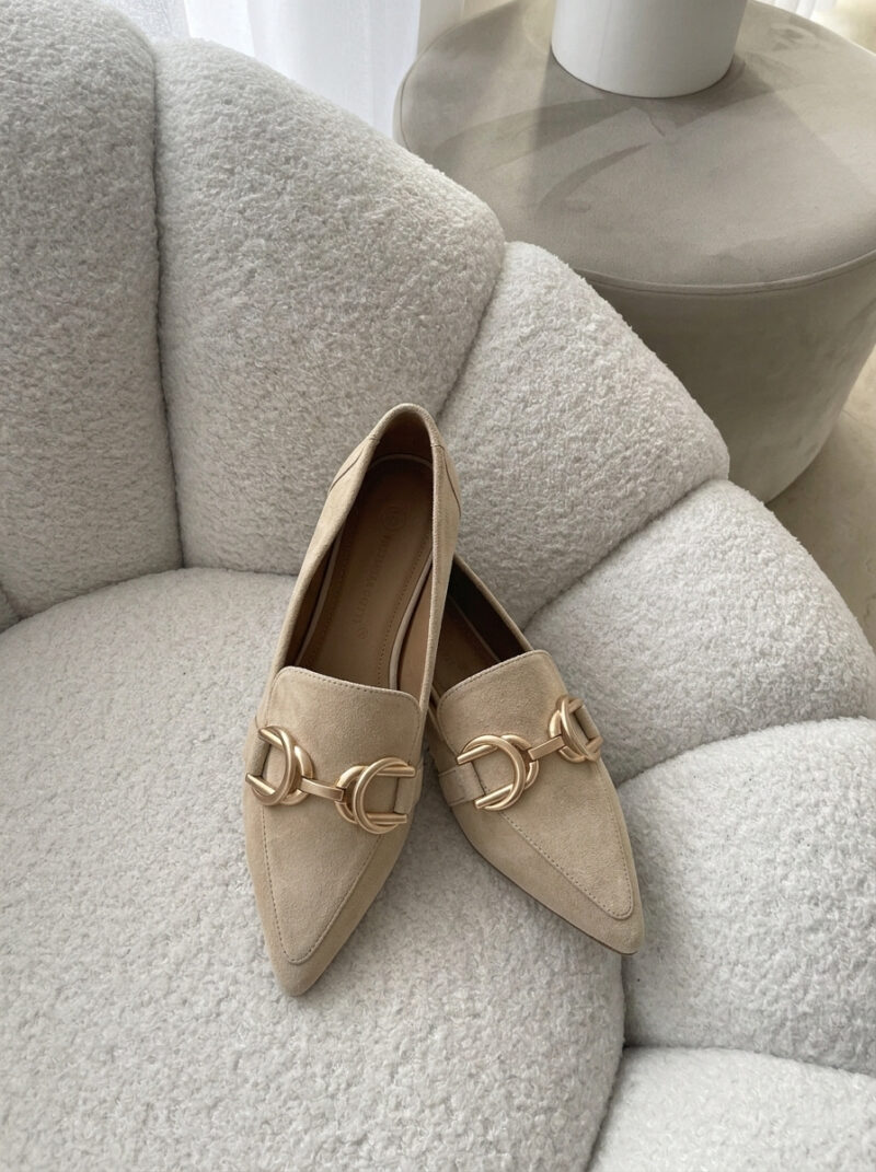 Mokasyny ANN BEIGE - obrazek 5