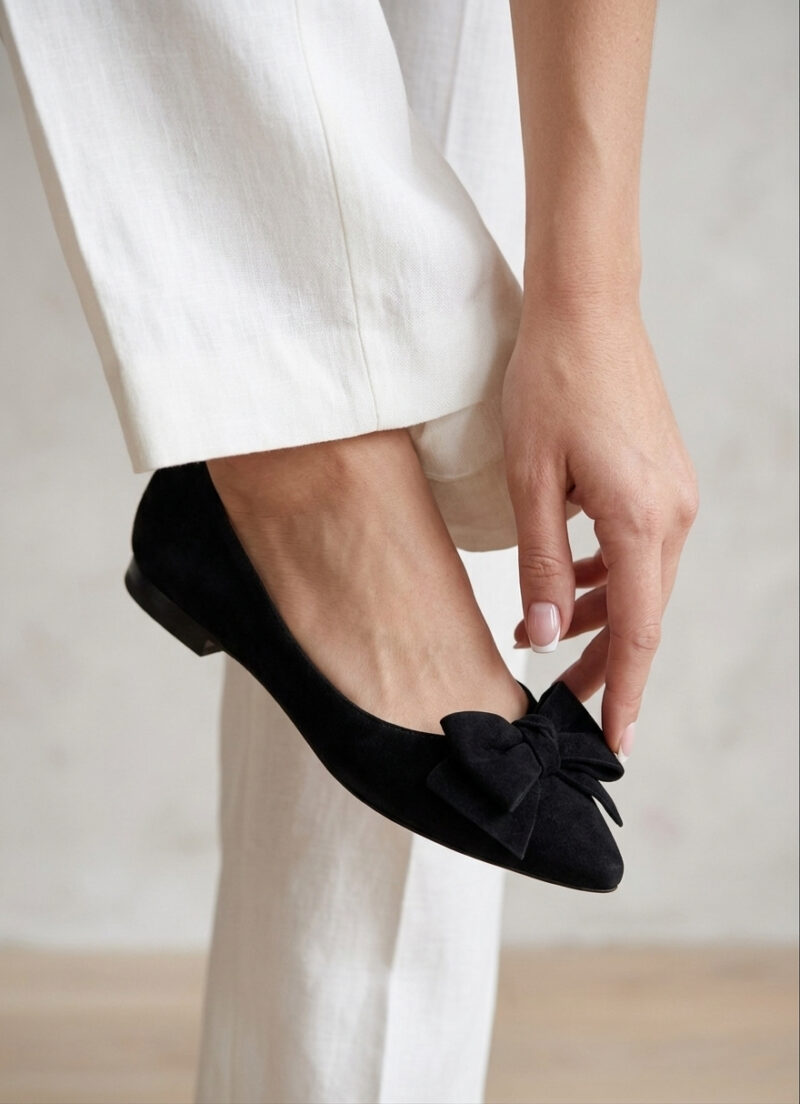 Baleriny AMELIA BLACK - obrazek 5