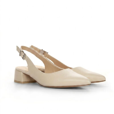 Wygodne damskie czółenka ze skóry naturalnej