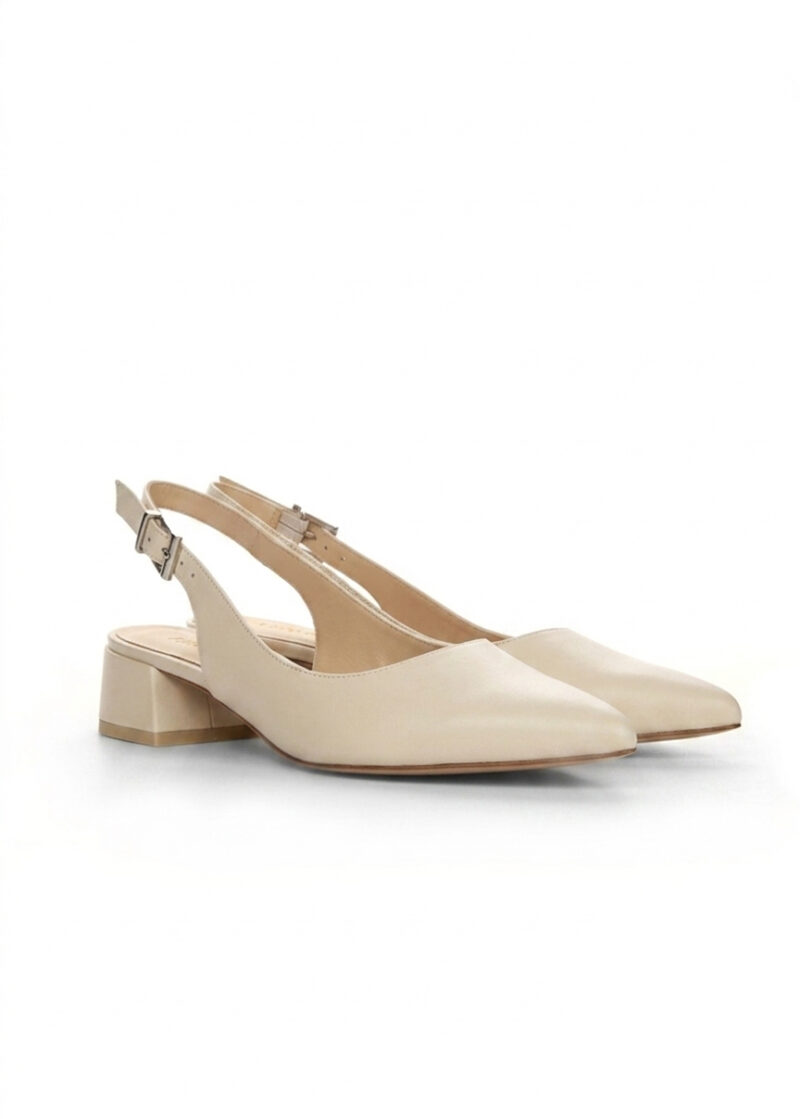 Wygodne damskie czółenka ze skóry naturalnej